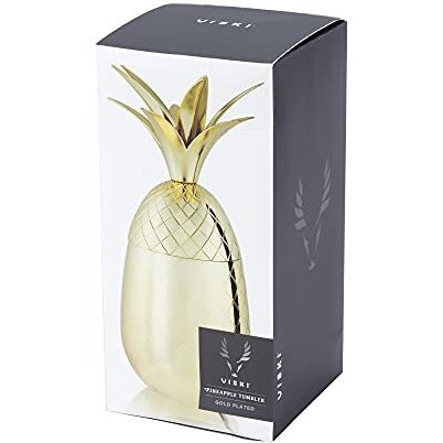 16oz Gold Pineapple Tumbler by Viski