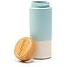 SOMA Insulated Ceramic Mug with Bamboo Lid, Mint, 12oz