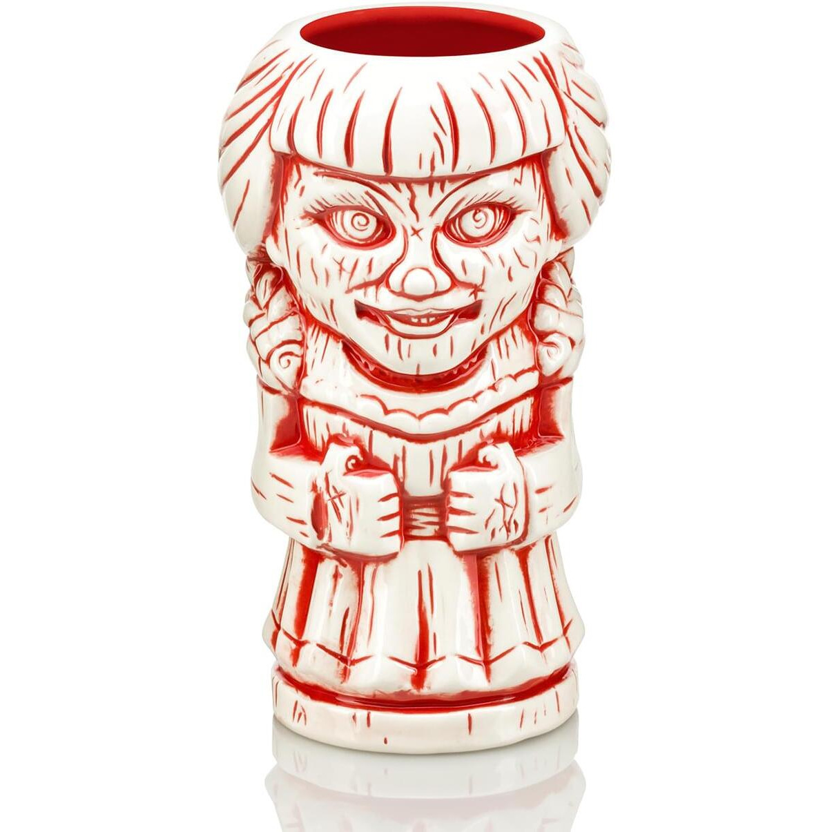 Geeki Tikis Annabelle Doll Mug | Ceramic Tiki Style Cup | Holds 16 Ounces