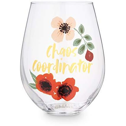 Chaos Coordinator 30 oz Stemless Wine Glass by Blush