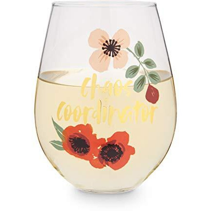 Chaos Coordinator 30 oz Stemless Wine Glass by Blush