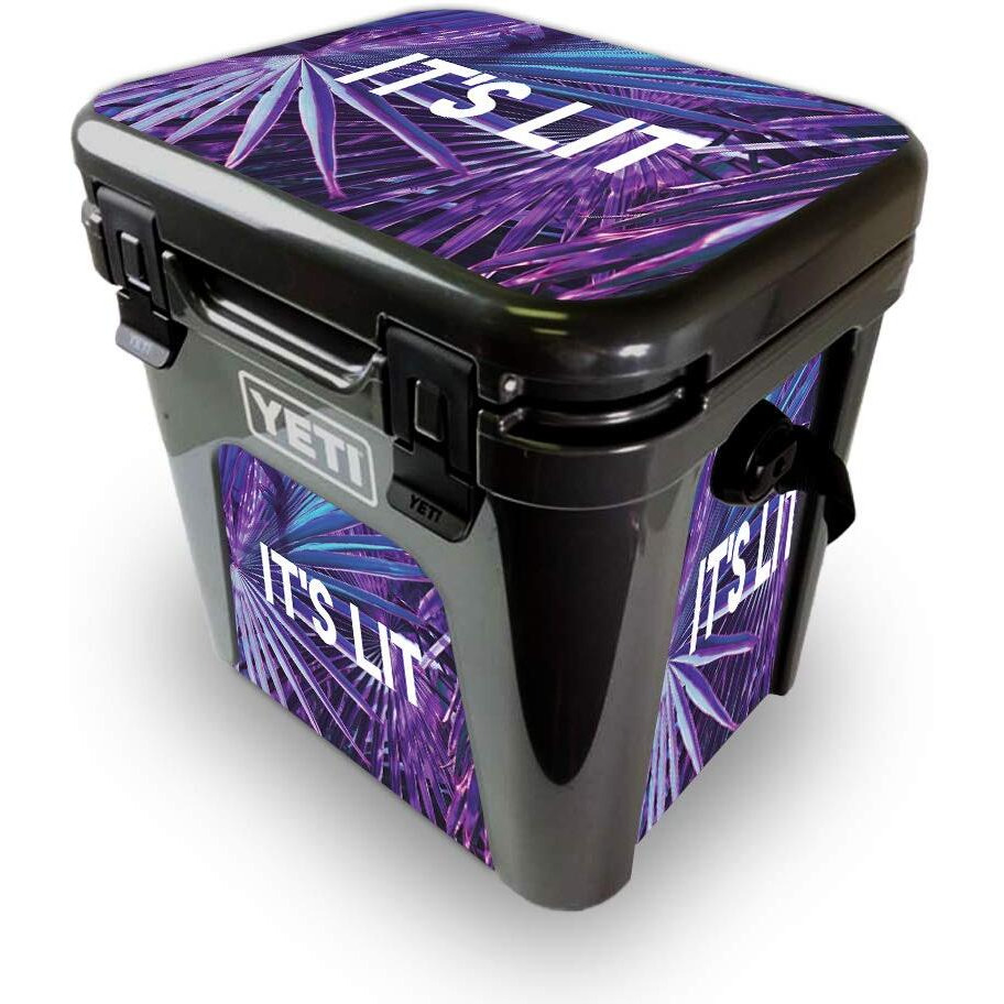 MightySkins YEROAD24-Its Lit Skin for Yeti Roadie 24 Hard cooler - Its Lit