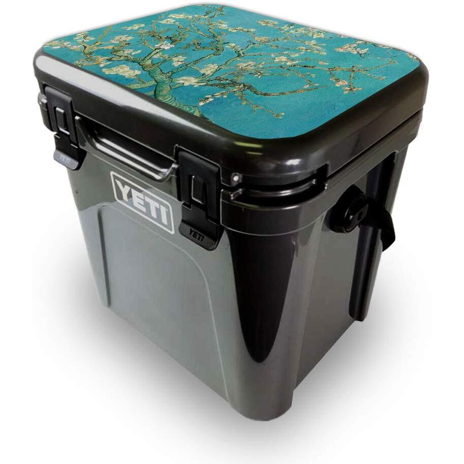 MightySkins YEROA24LID-Almond Blossom Skin for Yeti Roadie 24 Hard cooler Lid - Almond Blossom