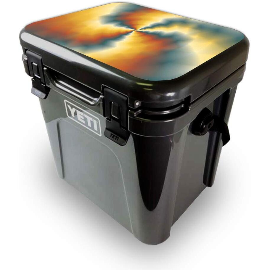 MightySkins YEROA24LID-Eye Of The Storm Skin for Yeti Roadie 24 Hard cooler Lid - Eye of the Storm