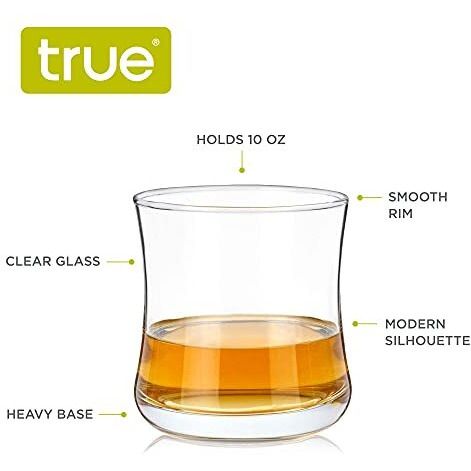 Bourbon Glasses, Set of 4 by True