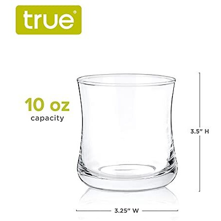 Bourbon Glasses, Set of 4 by True