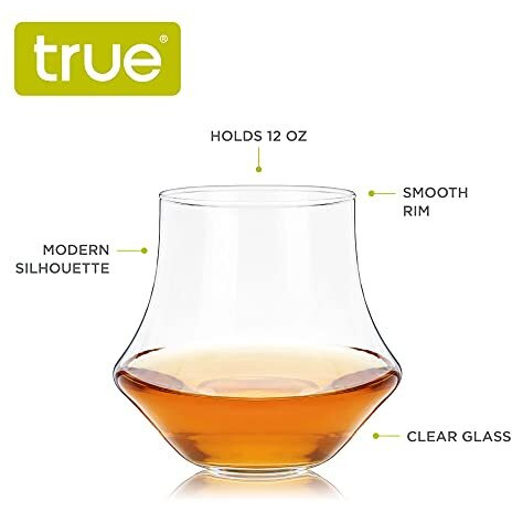 Whiskey Glasses, Set of 4 by True