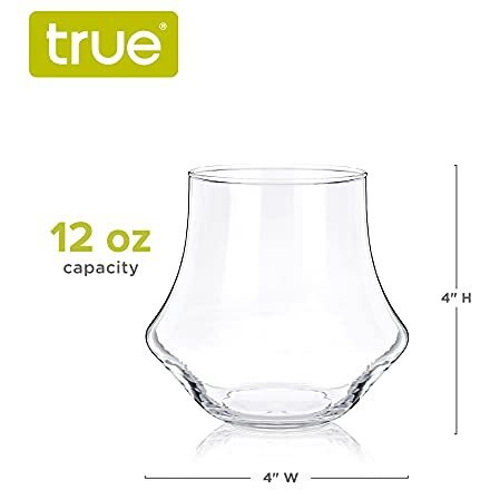 Whiskey Glasses, Set of 4 by True