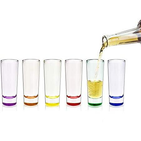 2 oz Shot Glass Shooters, Set of 6 by True