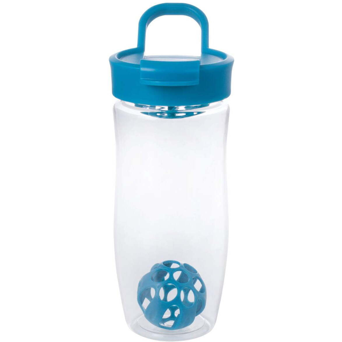 24 oz Shaker Bottle with Ball  Blue