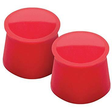 Wine Caps Silicone Candy  Apple Red - pack of 6