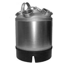 24 gallon Stainless Steel cleaning can with four heads