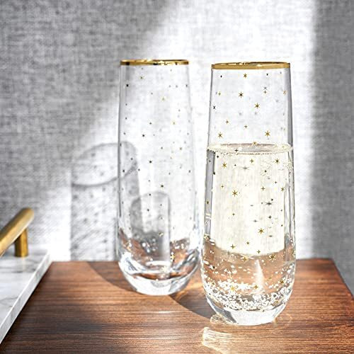 Starlight Stemless Champagne Flute Set by TwineStarlight St