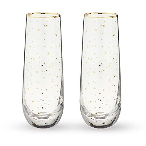 Starlight Stemless Champagne Flute Set by TwineStarlight St