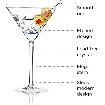 Admiral Martini Glasses by Viski