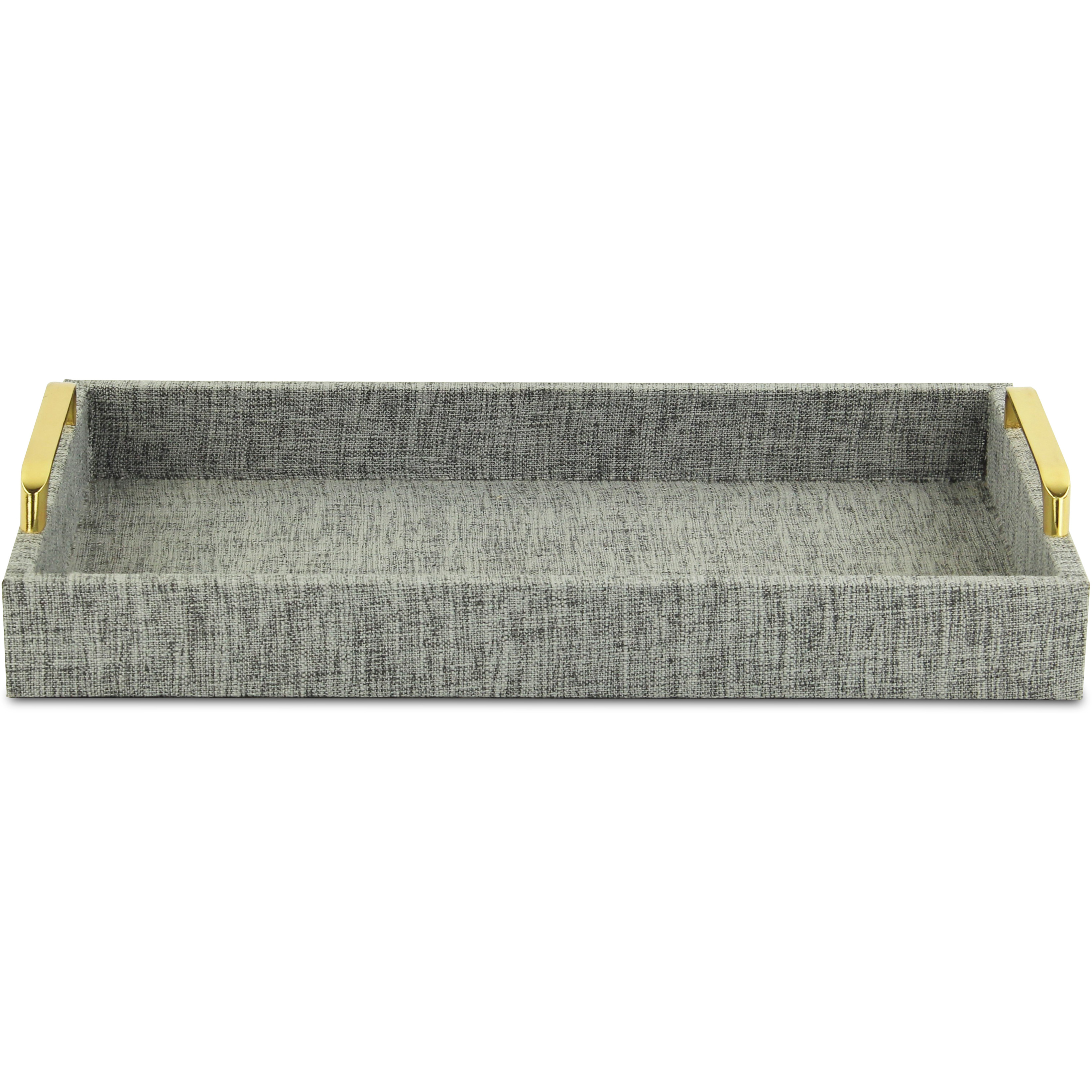 Canter Isle Linen Tray - Gray