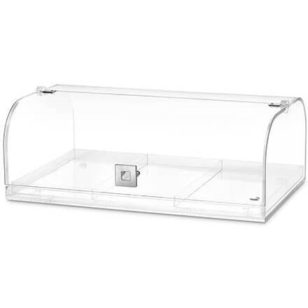 Dome Acrylic Bakery Case with 3 Row Divider