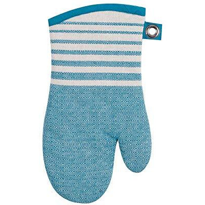 Teal Cotton Oven Mitt - Pack of 3