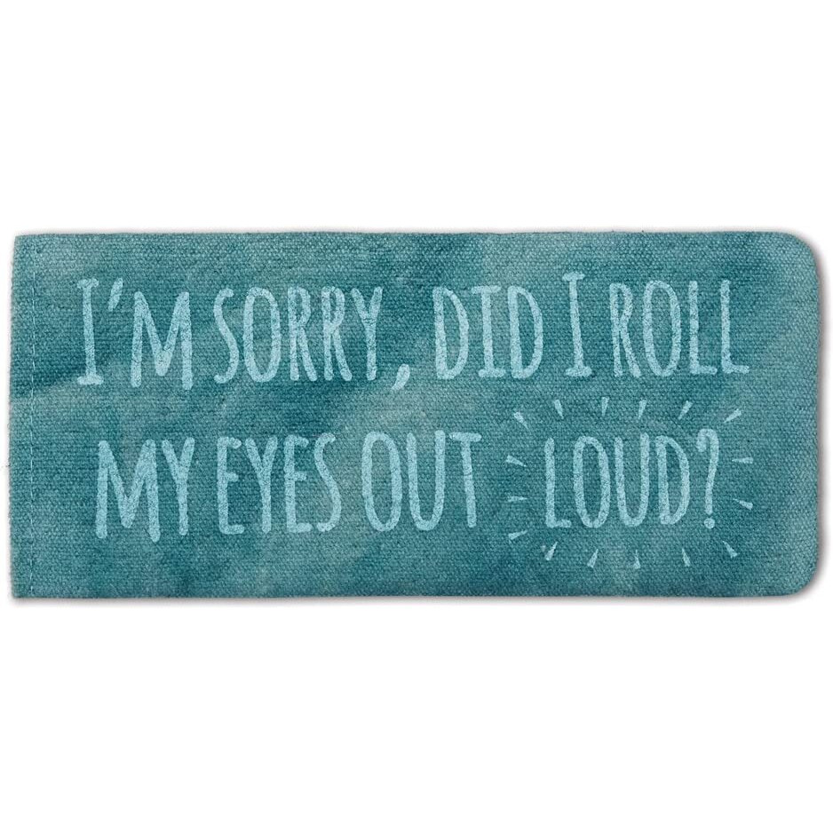 Roll My Eyes Eyeglass Case