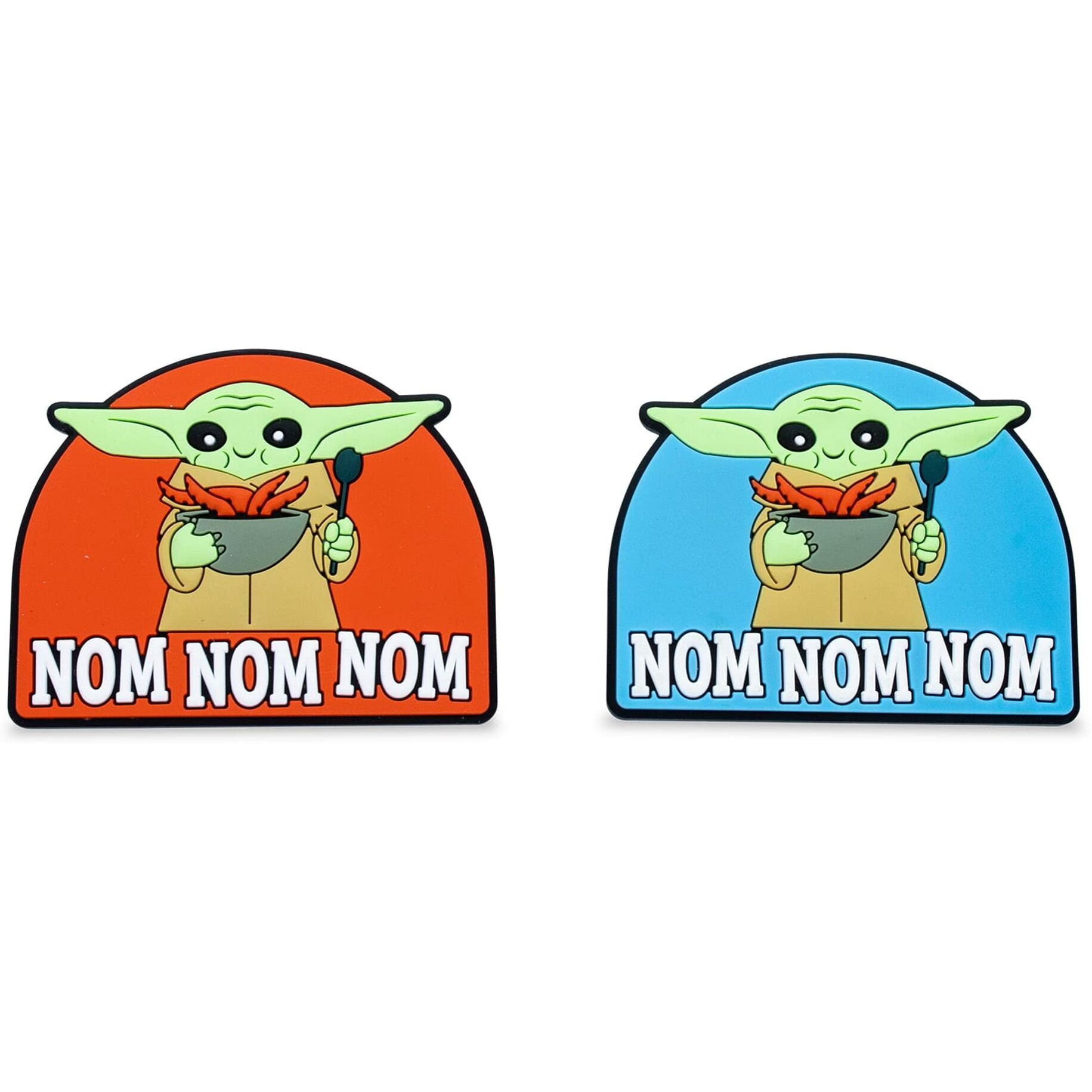 Star Wars The Mandalorian grogu Nom Nom Nom Magnetic chip clips  Set of 2