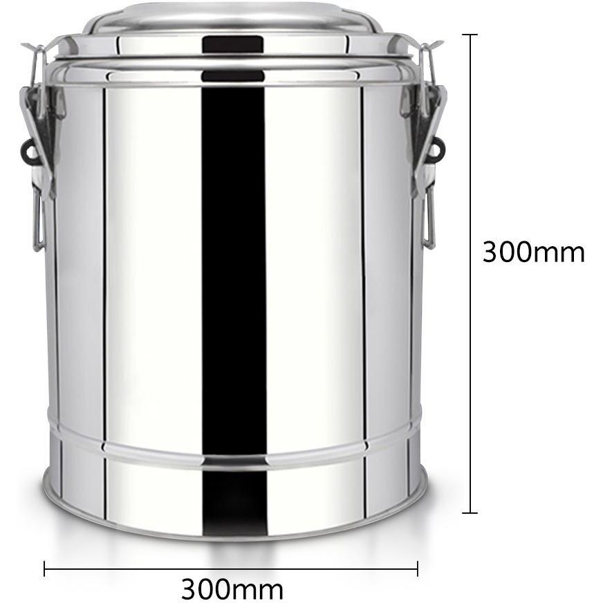 SOGA 12L Stainless Steel Insulated Stock Pot Hot & Cold Beverage Container