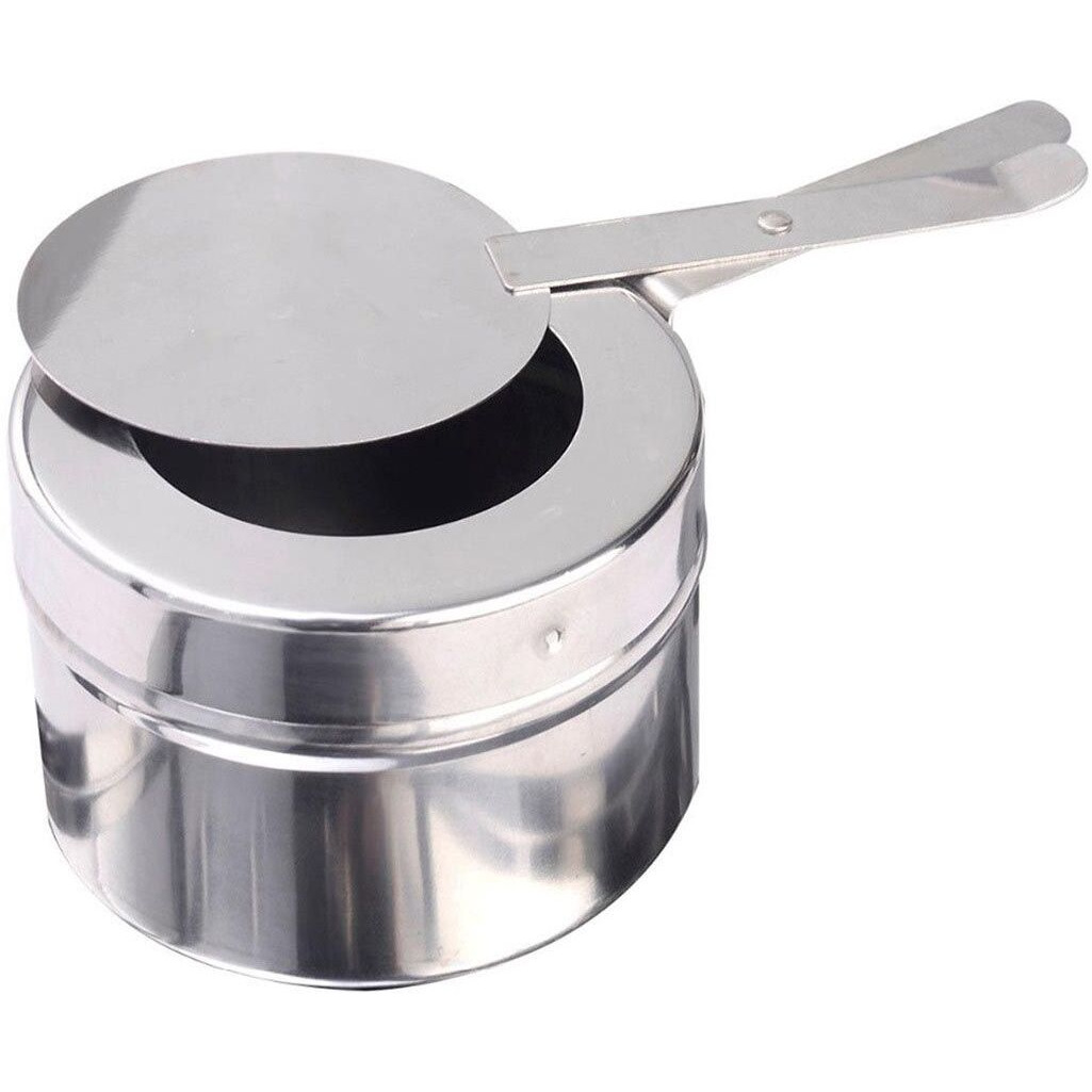 SOGA 6L Stainless Steel Chafing Food Warmer Catering Dish Round Roll Top