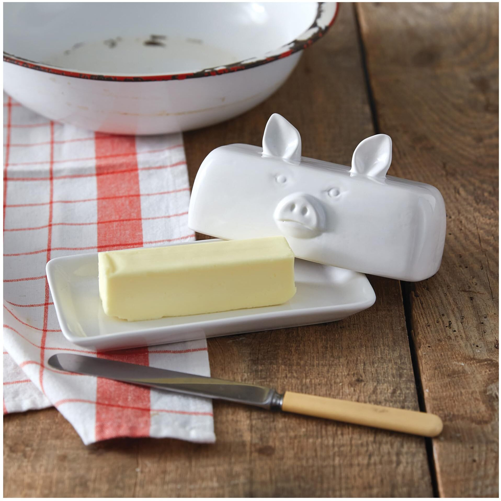 Piglet Butter Dish