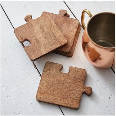 Set of Four Puzzle Coasters