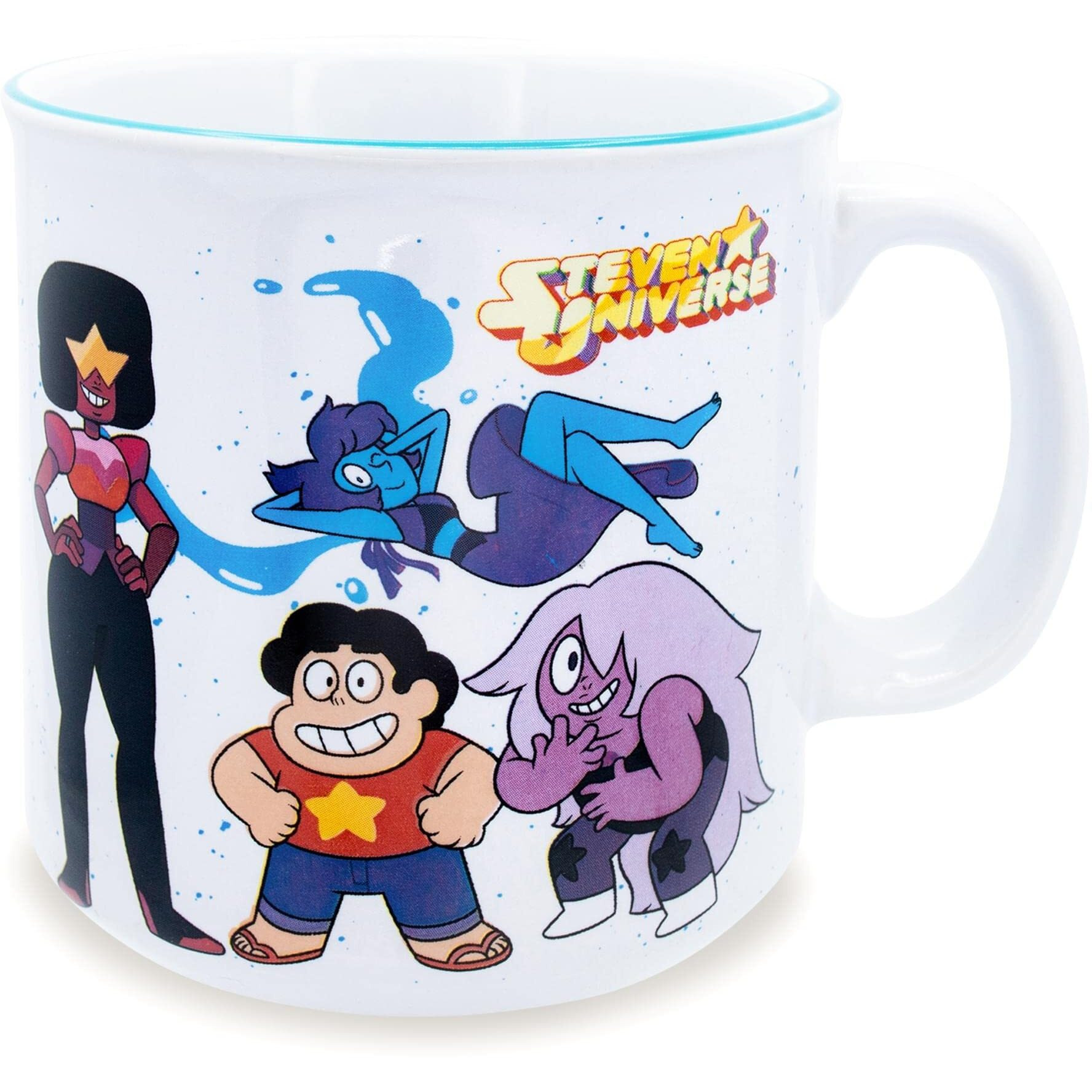 Steven Universe crystal gems ceramic camper Mug  Holds 20 Ounces