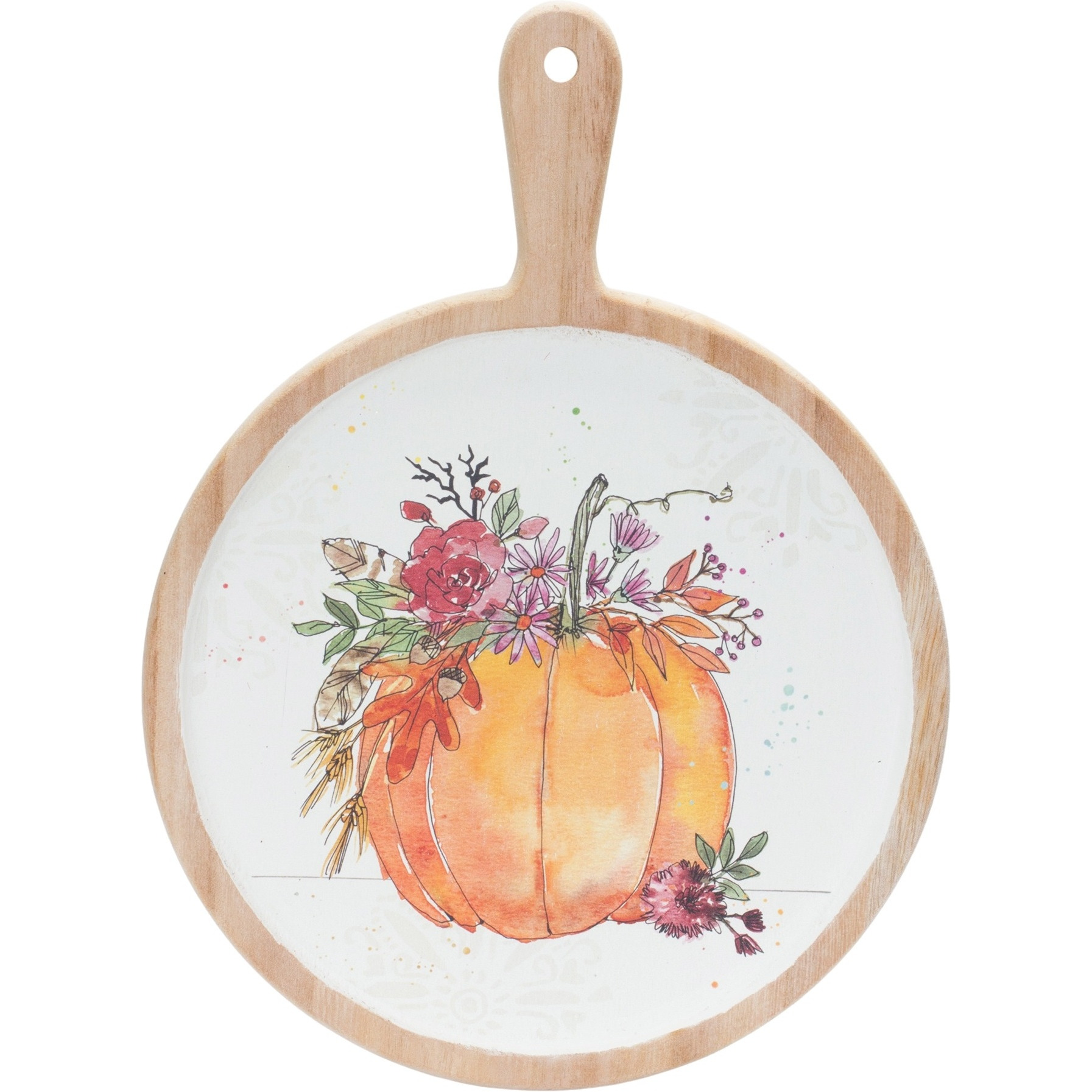 Watercolor Pumpkin Cutting Board (Set of 2)