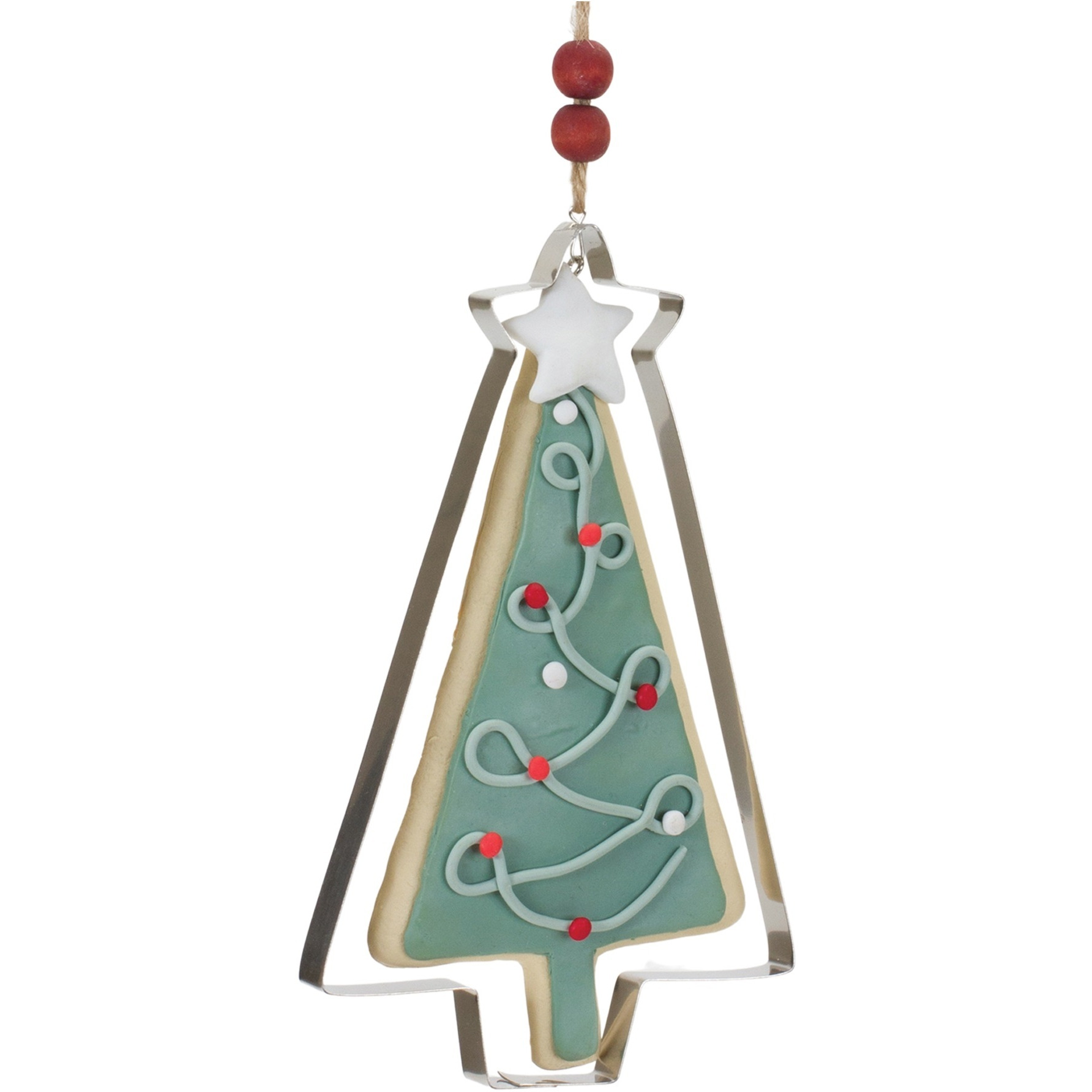 Tree and Star Cookie Cutter Ornament (Set of 12)