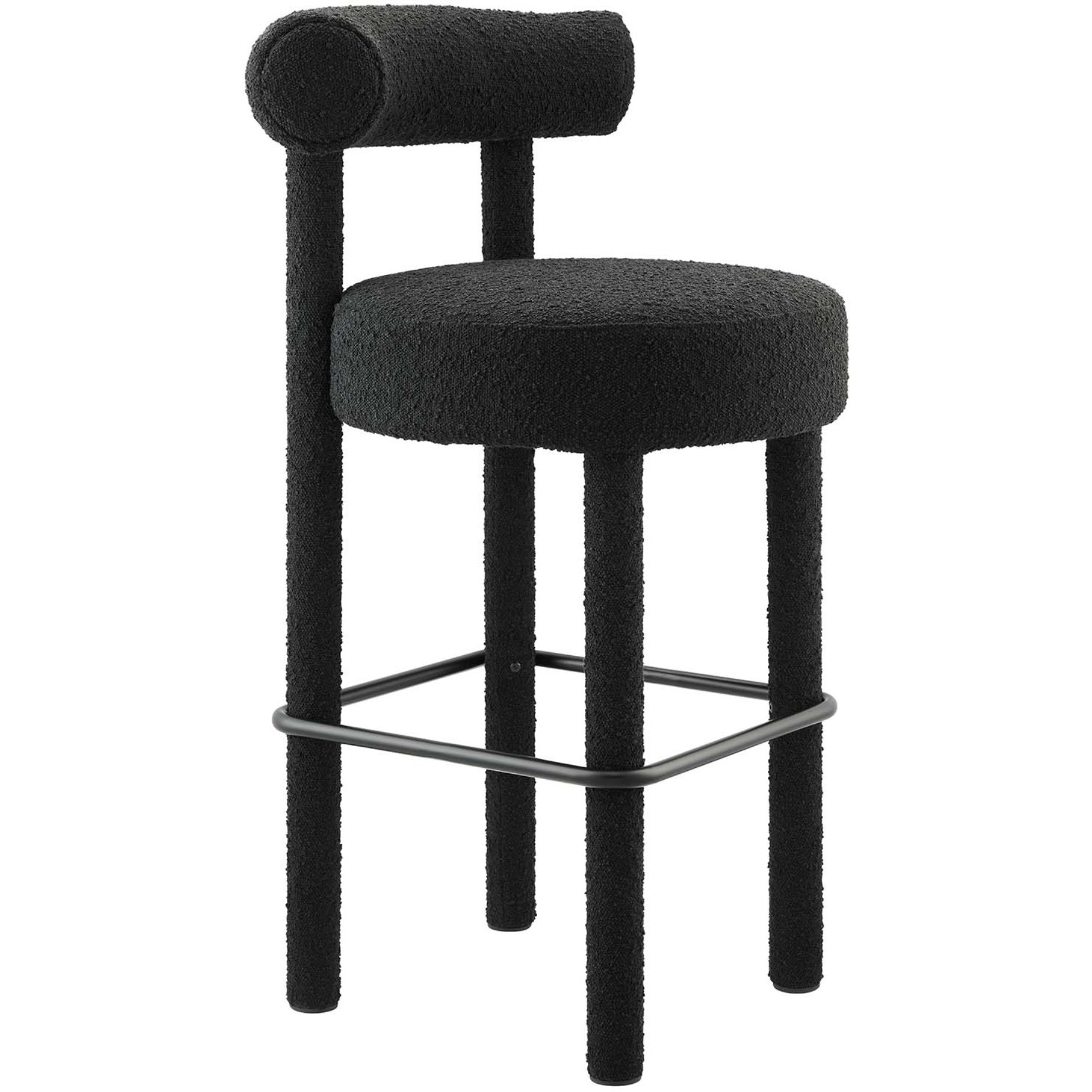 Toulouse Boucle Fabric Bar Stool - Set of 2