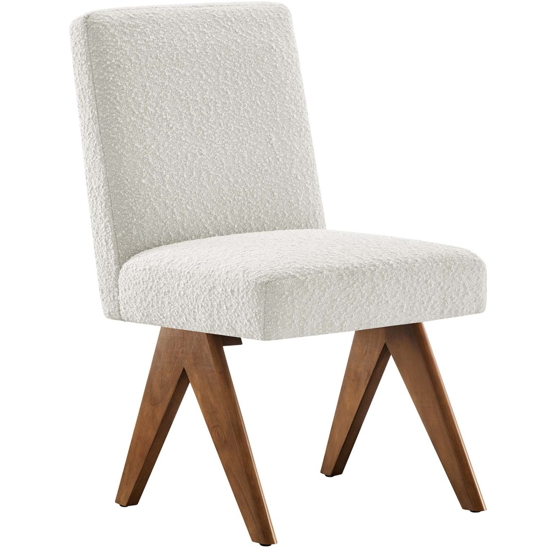 Lyra Boucle Fabric Dining Room Side Chair - Set of 2