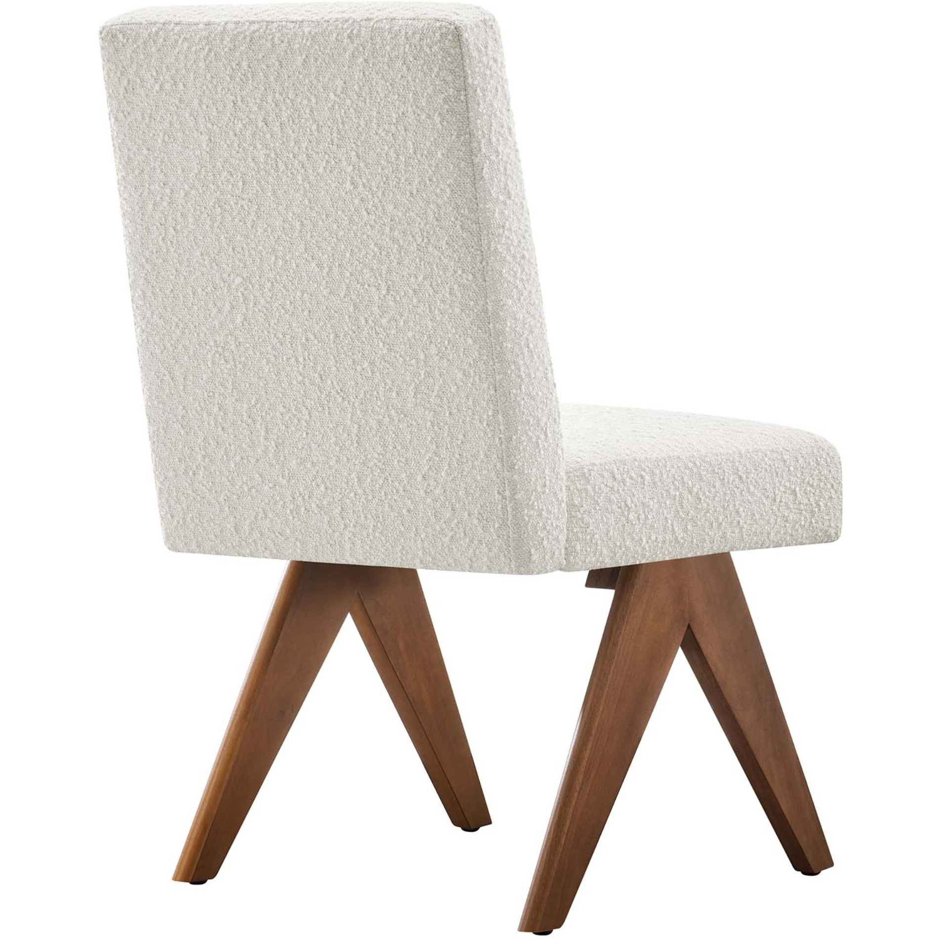 Lyra Boucle Fabric Dining Room Side Chair - Set of 2