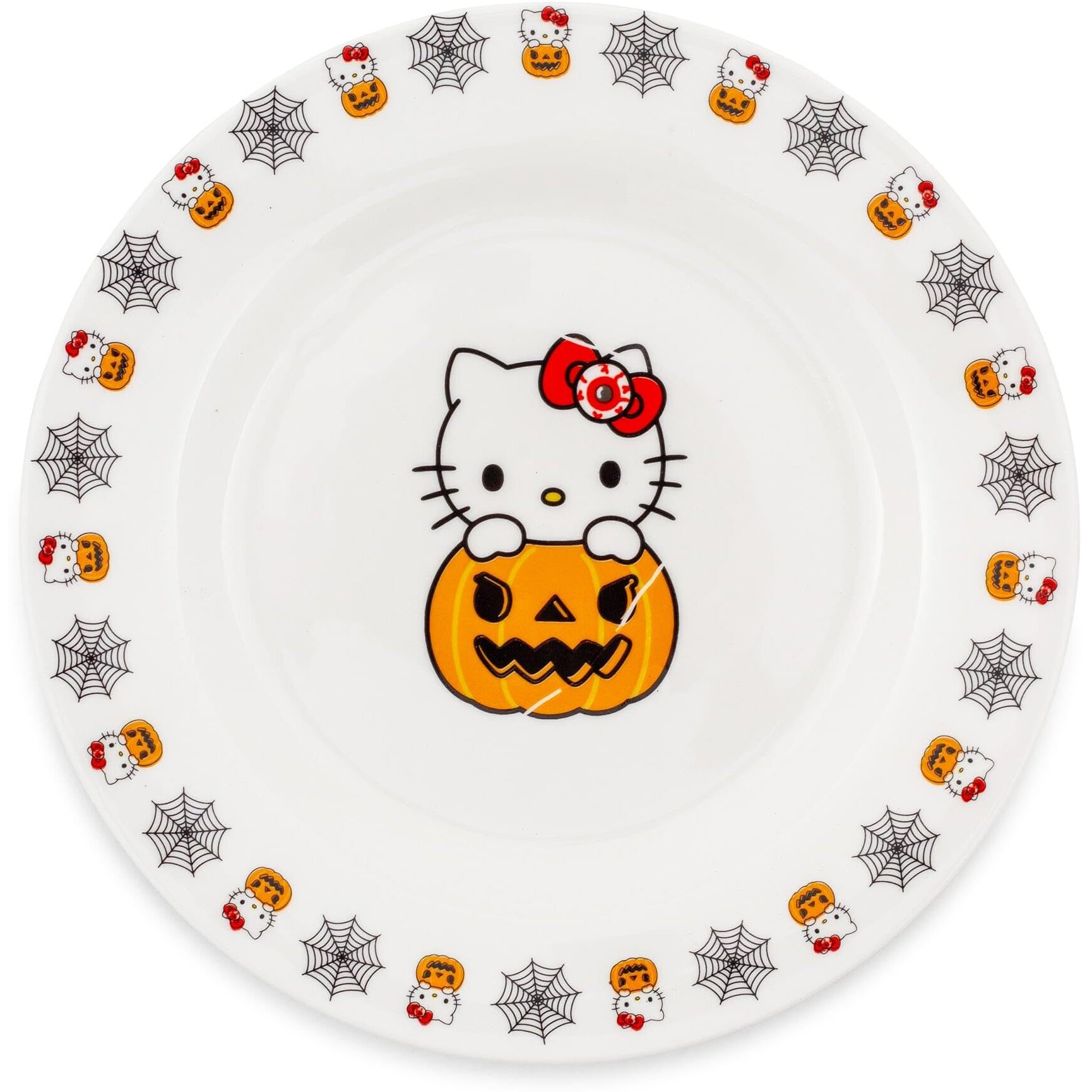 Sanrio Hello Kitty Pumpkin Boo 11-Inch ceramic Dinner Plate