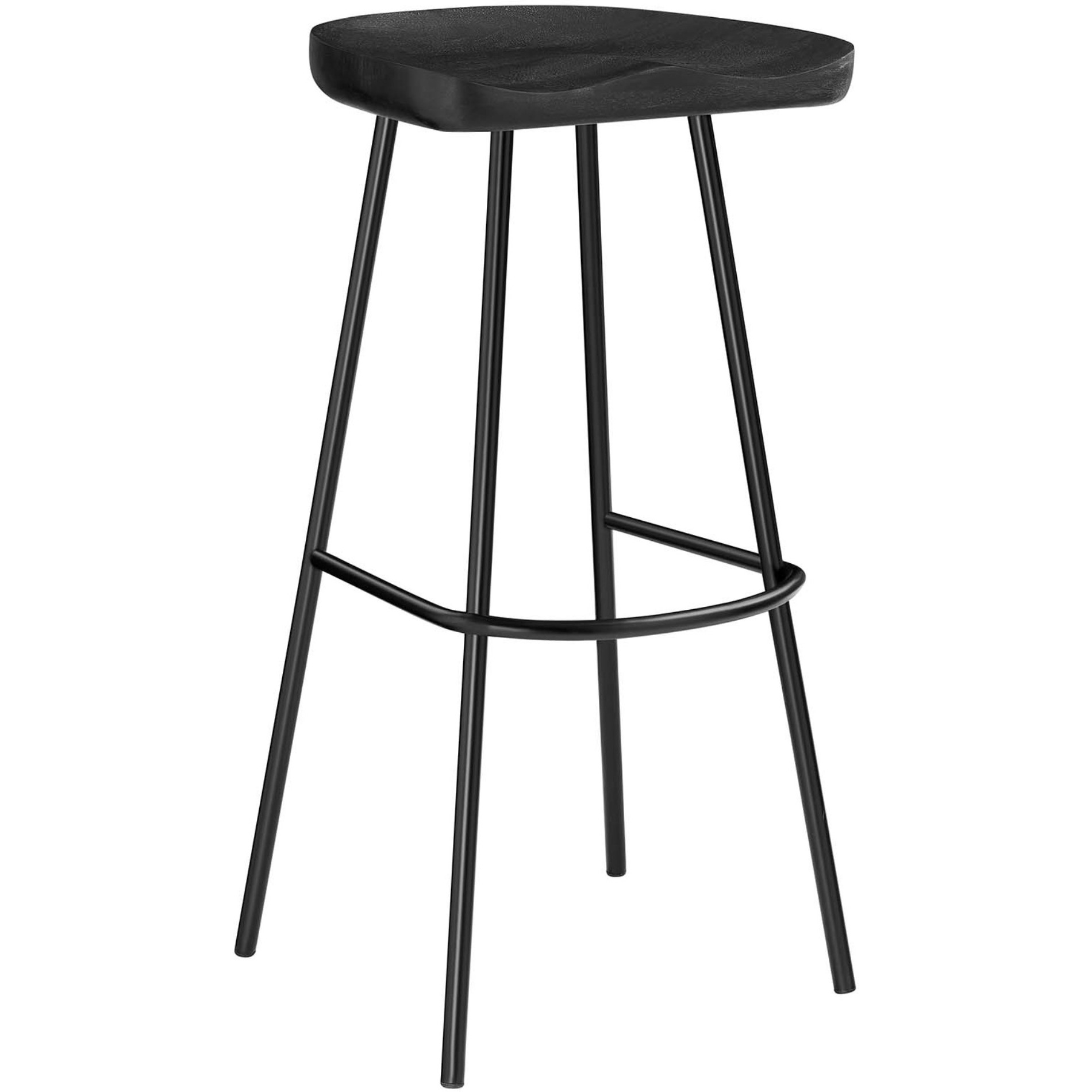 Concord Backless Wood Bar Stools - Set of 2