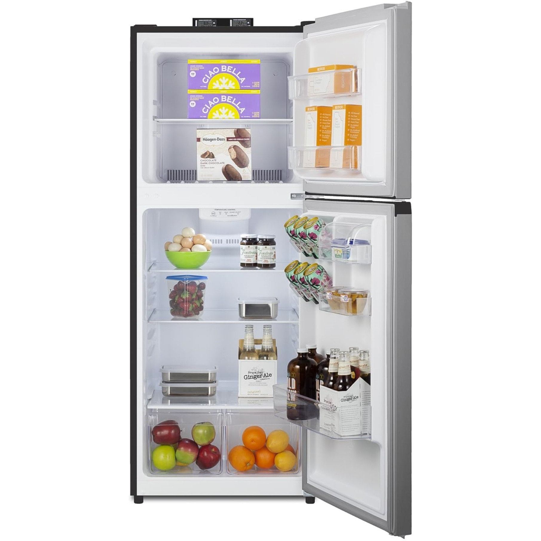 Summit BKRF1088WLHD 24" Wide Break Room Refrigerator-Freezer (Left Hand Door, White)