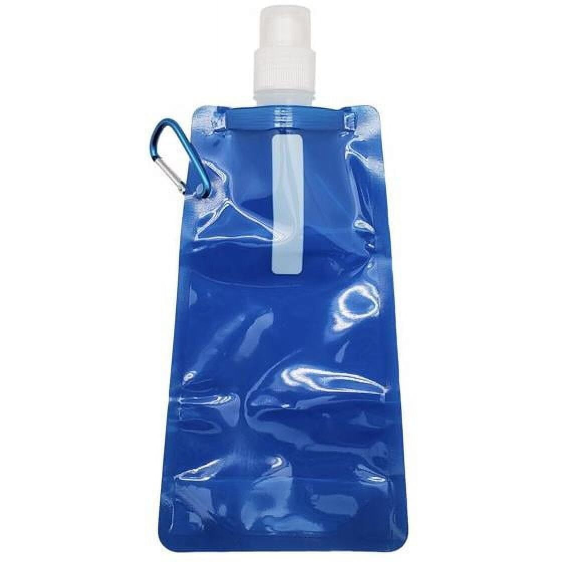 16 oz Blue & Red Polyethylene Flask