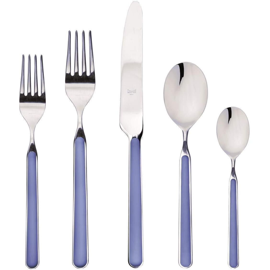 Stainless Steel Fantasia Place Set  Lavender - 5 Piece