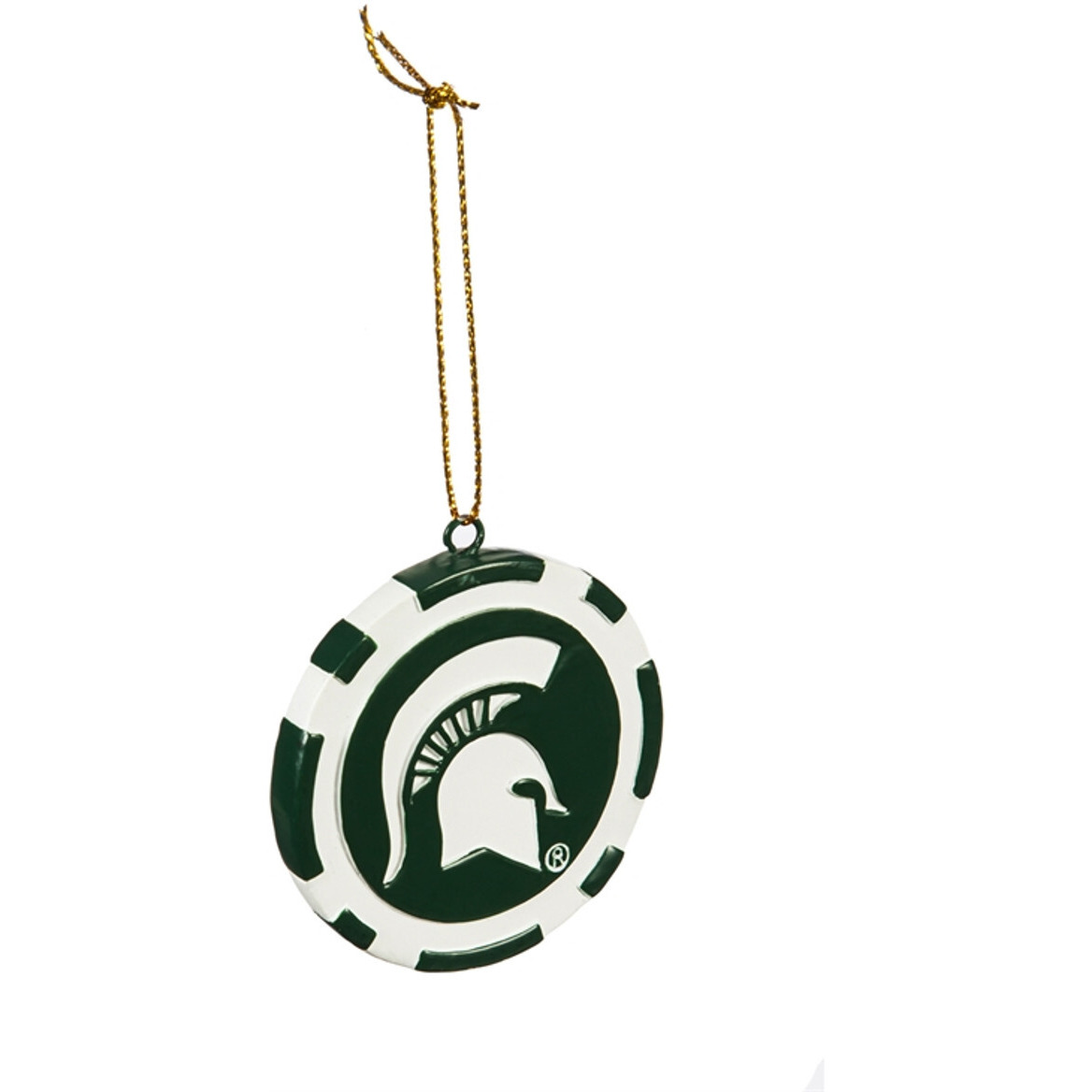 Michigan State Spartans Ornament Game Chip - Special Order