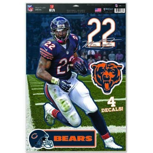 Chicago Bears Decal 11x17 Multi Use Matt Forte Design CO