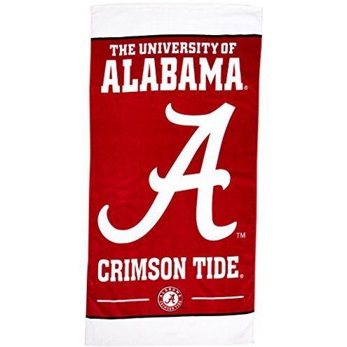 Alabama Crimson Tide Towel 30x60 Beach Style