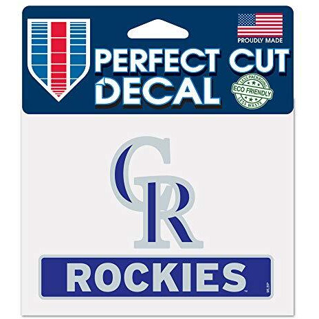 Colorado Rockies Decal 4.5x5.75 Perfect Cut Color - Special Order