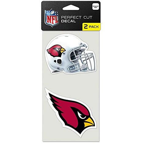 Arizona Cardinals Set of 2 Die Cut Decals - Special Order