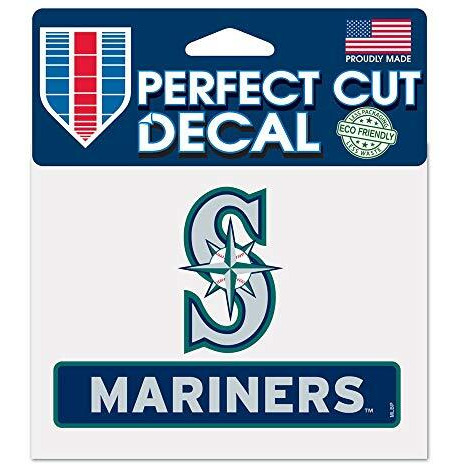 Seattle Mariners Decal 4.5x5.75 Perfect Cut Color