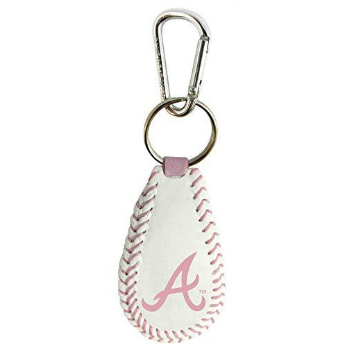 Atlanta Braves Keychain Baseball Pink CO