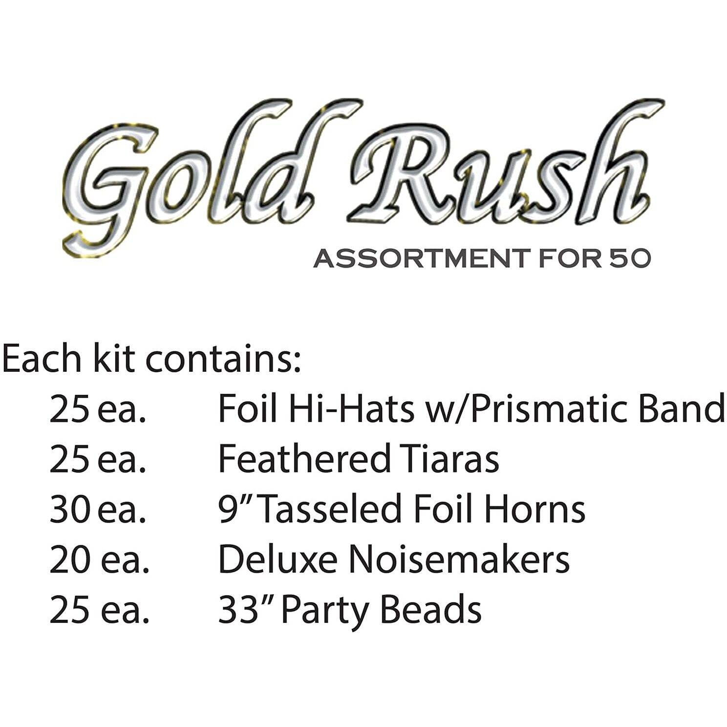 Gold Rush Asst for 50