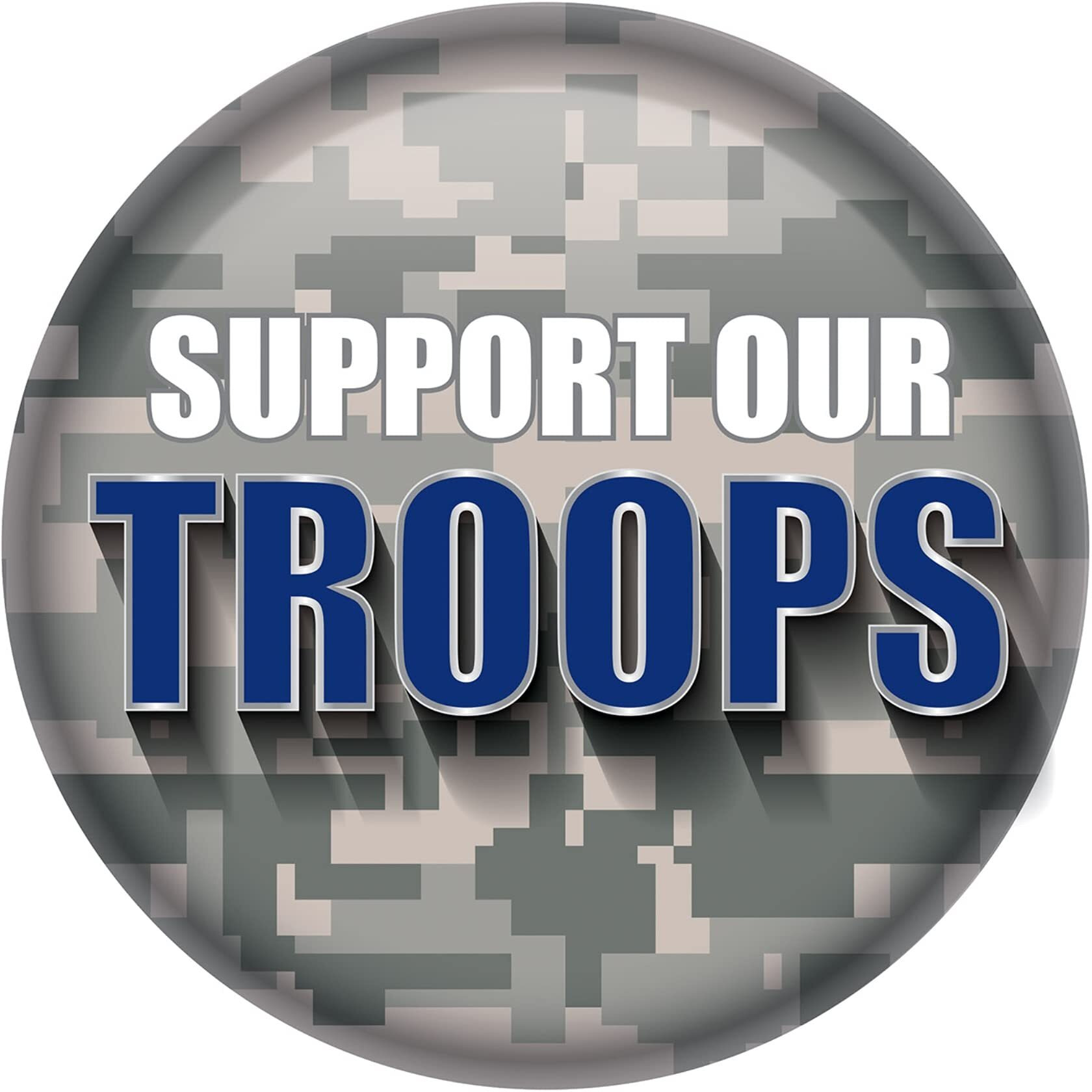 Support Our Troops Button