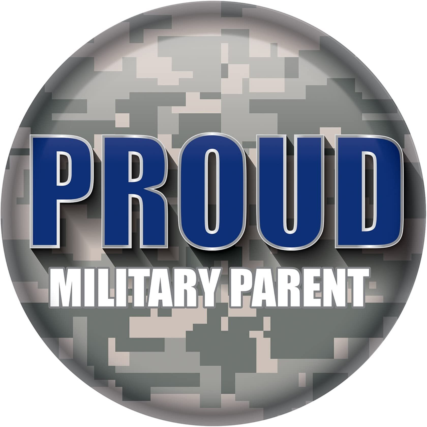 Proud Military Parent Button