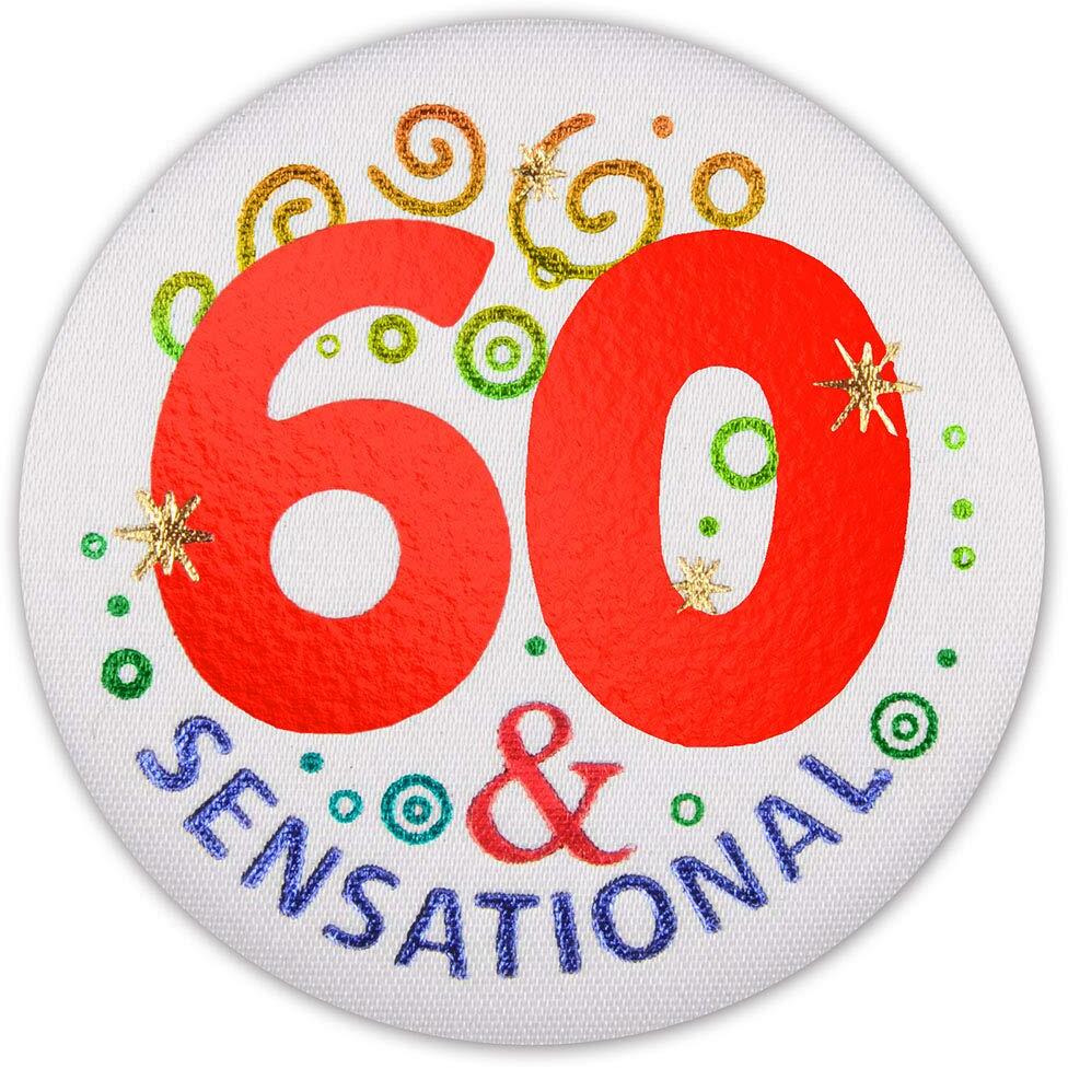 60 & Sensational Satin Button